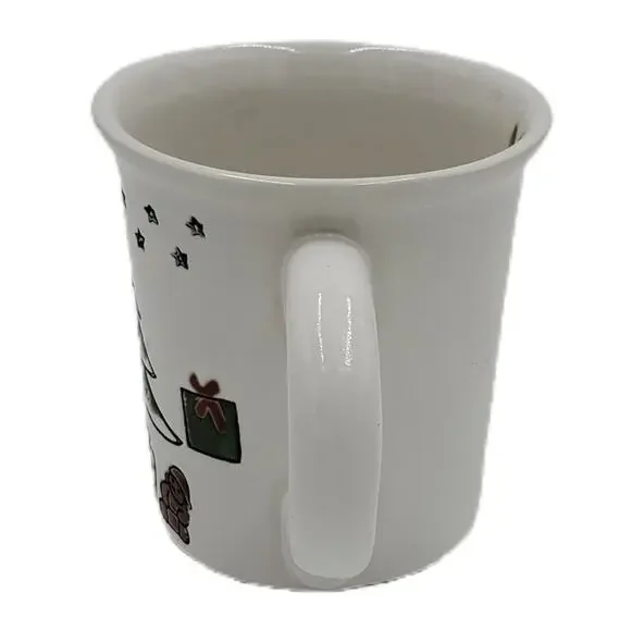 Christmas Tree With Gifts Stars 16oz Mug Coffee Tea Hot Chocolate White Mug - Picture 5 of 7